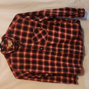 Woolrich Men's Long Sleeve Button Down Flannel shirt